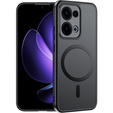 Etui do Oppo Reno 13, do MagSafe, ERBORD Matt Case, czarny