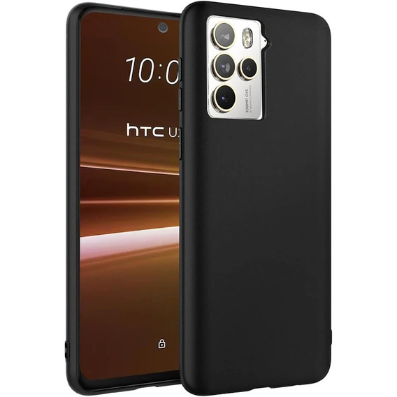 Etui cienkie do HTC U23 Pro, Slim, czarne