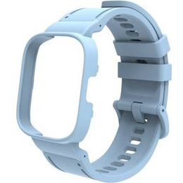 Pasek Silikonowy z Etui do Xiaomi Redmi Watch 3 Active, Niebieski