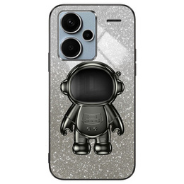 Etui do Xiaomi Redmi Note 13 Pro+, Glitter Astronaut, czarne