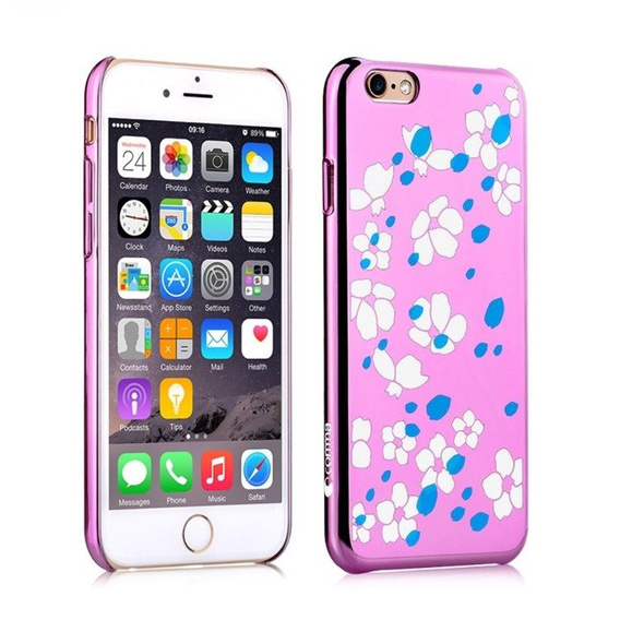 Etui COMMA Bloom Hard Case do iPhone 6 6s 4.7 - Różowy