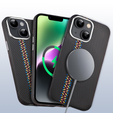 Etui do iPhone 14, Carbon Fiber MagSafe, czarne