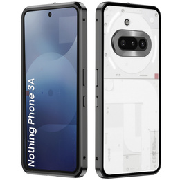 Etui do Nothing Phone 3A, Frame Case, szare