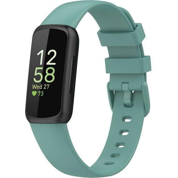 Pasek Silikonowy do Fitbit Inspire 3, Zielony