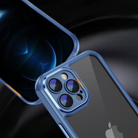 Etui do iPhone 12 Pro Max, ERBORD Impact Guard, niebieskie