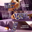 Etui GVIEWIN do Samsung Galaxy S25 Ultra, MagSafe Stand, Quicksand/Purple