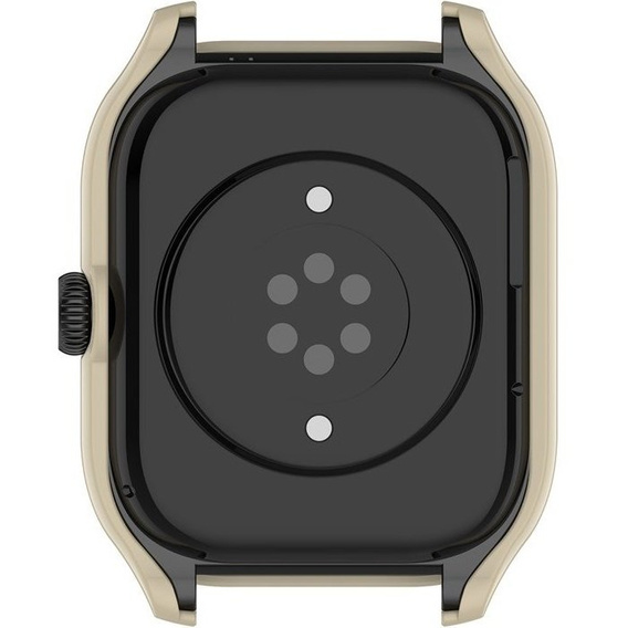 2w1 Etui + Szkło hartowane do Amazfit GTS 4, Beżowe