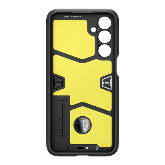 Etui Spigen do Samsung Galaxy A56 5G, Tough Armor, czarne + Szkło Hartowane 9H