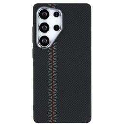 Etui do Samsung S25 Ultra, Carbon Fiber MagSafe, czarne