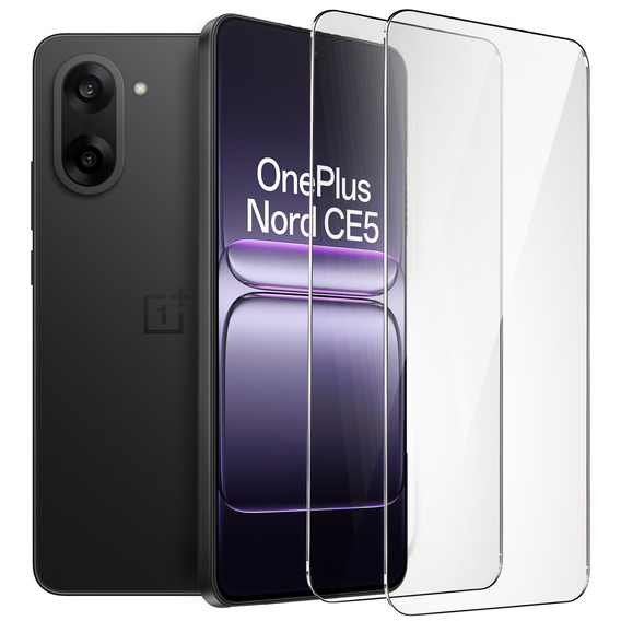 2x Szkło Hartowane do OnePlus Nord CE5, ERBORD 9H Hard Glass, szybka