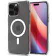 Etui z MagSafe Spigen do iPhone 16 Pro Max, Ultra Hybrid, FROST CLEAR + Szkło Hartowane 9H