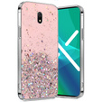 Etui do Xiaomi Redmi 8A, Glittery, różowe