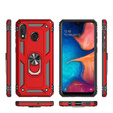 Etui pancerne do Samsung Galaxy A20E, Nox Case Ring, czerwone