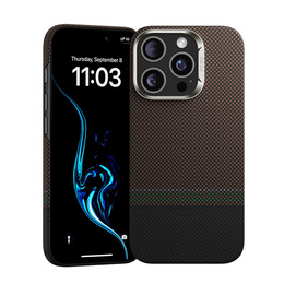 Etui Benks Kevlar Magnetic Armor Air Prestige 600D G066 do iPhone 16 Pro Max – brązowe