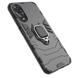 Etui do Oppo A78 5G, Kickstand Ring, czarne