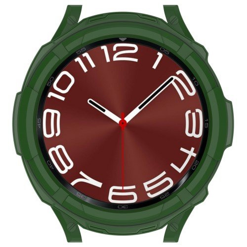 Etui z nakładką bezel ring do Samsung Galaxy Watch 6 Classic 43mm, Zielone