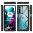 Etui do Motorola Moto G200, Shockproof, z folią, czarne