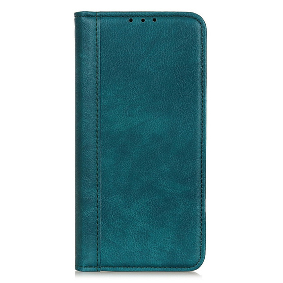 Etui do Samsung Galaxy A26, Wallet Litchi Leather, zielone