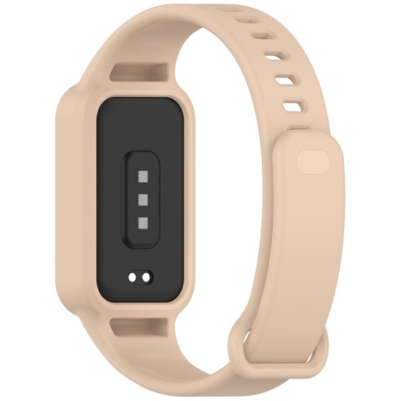 3x Pasek Silikonowy do Xiaomi Smart Band 9 Active / Xiaomi Redmi Band 3, Różowy, Niebieski, Fioletowy