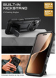 Etui Supcase do iPhone 17 Pro Max, Unicorn Beetle Pro, Black