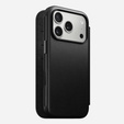 Etui Nomad do iPhone 17 Pro, Modern Leather Folio, czarne