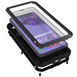 OUTLET Etui Love Mei do Samsung Galaxy S21+ Plus, pancerne ze szkłem, czarne