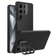 Etui do Samsung Galaxy S25 Ultra, pancerne Nillkin, CarboProp Case, do Magsafe, czarne
