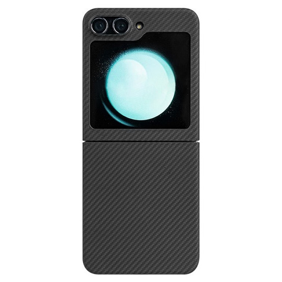 Etui do Samsung Galaxy Z Flip7 FE / Z Flip6, 600D Aramid Fiber Cover, czarne