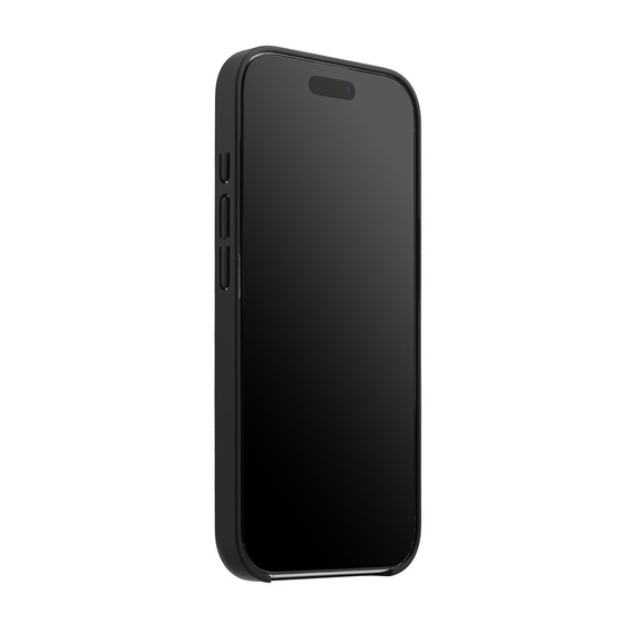 Etui MELKCO do iPhone 17 Pro, skórzane, do MagSafe, pomarańczowe