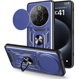 Etui pancerne do Nubia Focus Pro 5G, CamShield Slide, niebieskie
