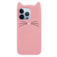 Etui 3D KOT do iPhone 13 Pro, Pink