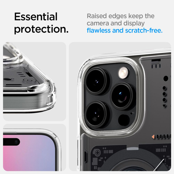 Etui Spigen do iPhone 16 Pro Max, Ultra Hybrid Zero One + Szkło Hartowane 9H