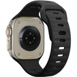 Pasek Silikonowy do Apple Watch 1/2/3/4/5/6/7/8/9/10/11/SE Ultra 1/2/3 42/44/45/46/49mm, Czarny