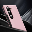 Etui z klapką do Samsung Z Fold6 5G, Smart View Wallet, różowe