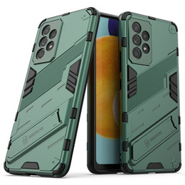 Etui do Samsung Galaxy A53 5G, Military kickstand, zielone