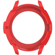 Etui z nakładką bezel ring do Samsung Galaxy Watch4 Classic 46mm, Czerwone
