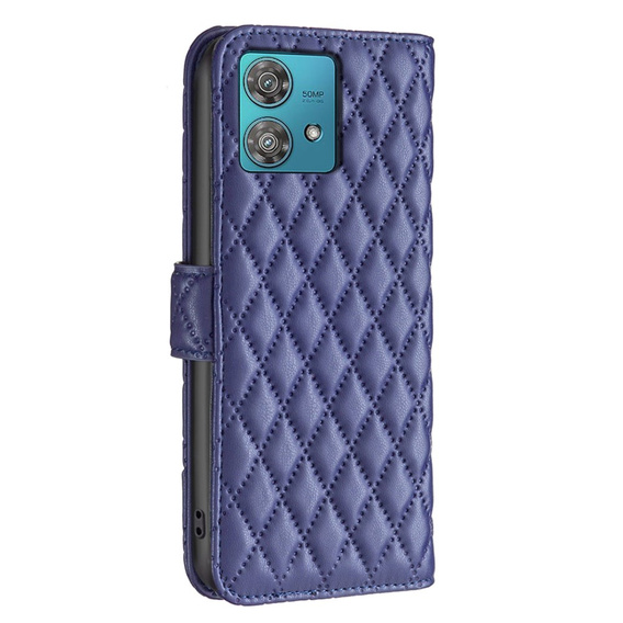 Etui z klapką do Motorola Edge 40 Neo, Wallet, BINFEN COLOR, niebieskie