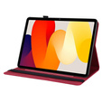 Etui do Xiaomi Redmi Pad SE 11", Motyle, czerwone