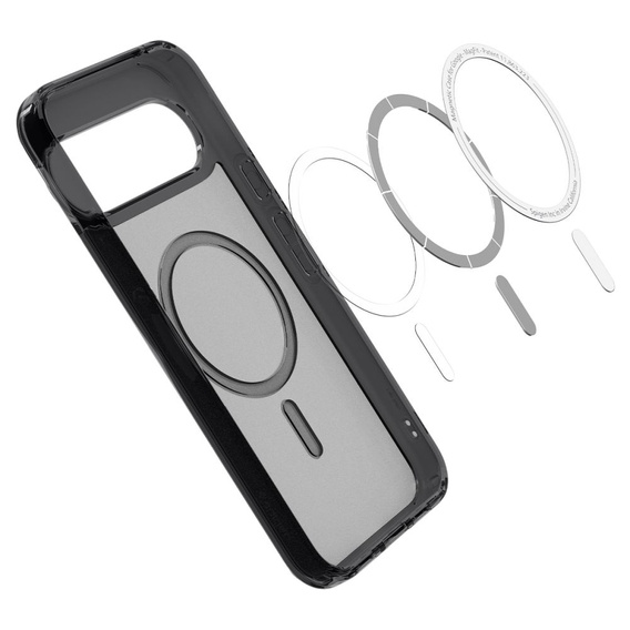 Etui z MagSafe Spigen do Google Pixel 10/10 Pro, Ultra Hybrid, Frost Black