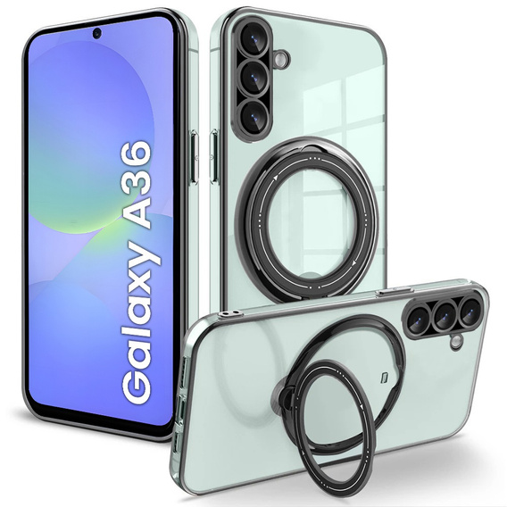 Etui Magnetyczne do Samsung Galaxy A36 5G, do MagSafe, czarne