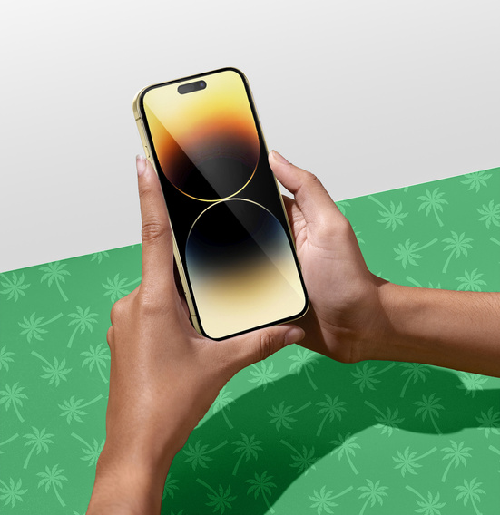 Szkło hartowane 5D Full Glue Smart Palm do iPhone 14 Pro