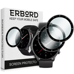 2x Szkło Hybrydowe ERBORD do Amazfit GTR 2e