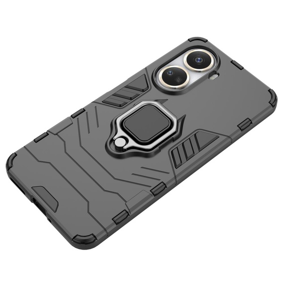 Etui do Huawei nova 10 SE, Kickstand Ring, czarne