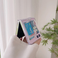 Etui do Samsung Galaxy Z Flip 5 5G, Hard Case, Kobieta z kawą