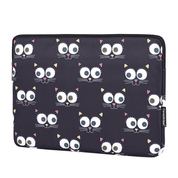 Etui na Laptopa 13" z Motywem Oczu – Czarne