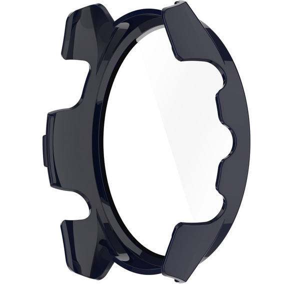 2w1 Etui + Szkło Hartowane do Garmin Forerunner 265, Granatowe