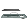 Etui Spigen do Google Pixel 10/10 Pro, Thin Fit Mag MagSafe, Sage Green