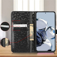 Etui z klapką do Samsung Galaxy M15 5G, Wallet Rhombus, czarne
