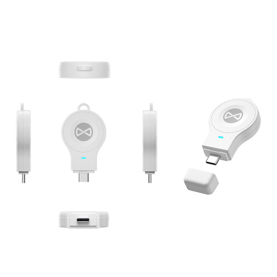 Forever Ładowarka bezprzewodowa MagSafe 5w1 z Powerbankiem, biała