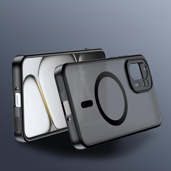 Etui do OnePlus 15R, do MagSafe, ERBORD Matt Case, czarny